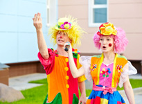 Фотография открытие сада с клоунами Art-happy